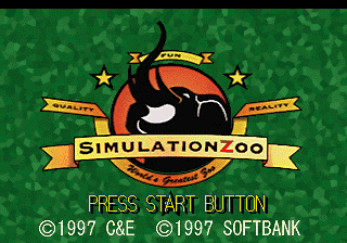 Simulation Zoo screenshot 2 for Sega Saturn